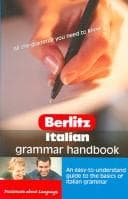 Tapa de Berlitz Italian Grammar Handbook