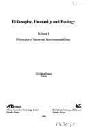 Tapa de Philosophy, Humanity and Ecology
