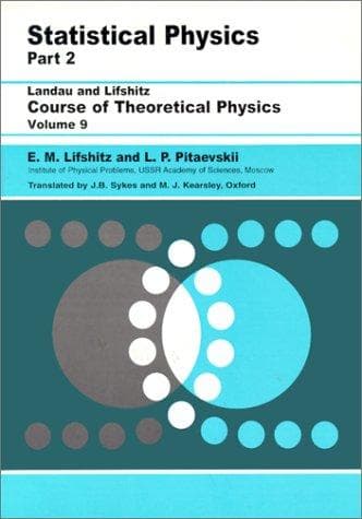 Tapa de Statistical Physics, Part 2