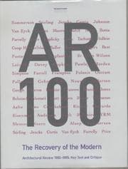 Tapa de The Recovery of the Modern: Architectural Review 1980-1995