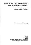 Tapa de Issues in Resource Management and Development in Kenya