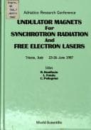Tapa de Undulator magnets for synchrotron radiation and free electron lasers