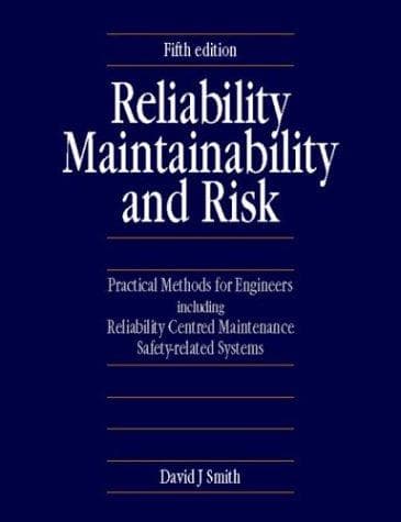 Tapa de Reliability, maintainability, and risk