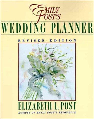 Tapa de Emily Post's Wedding Planner
