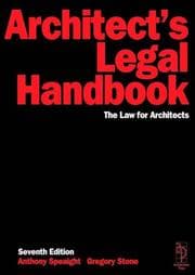 Tapa de Architect's Legal Handbook, The Law for Architects