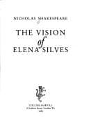 Tapa de The vision of Elena Silves