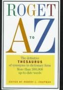 Tapa de Roget's A-Z Thesaurus