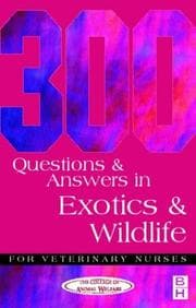 Tapa de 300 questions and answers in exotics and wildlife for veterinary nurses