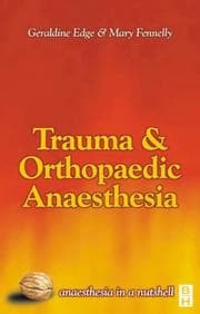 Tapa de Trauma and orthopaedic anaesthesia