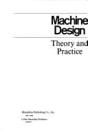 Tapa de Machine design; theory and practice