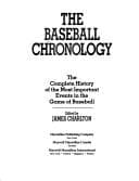 Tapa de The Baseball chronology
