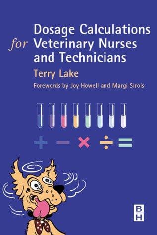 Tapa de Dosage calculations for veterinary nurses and technicians