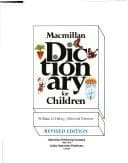 Tapa de Macmillan dictionary for children