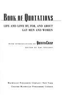 Tapa de Quentin Crisp's Book of Quotations