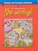 Tapa de Ven Conmigo Grammar and Vocabulary