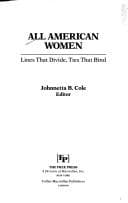 Tapa de ALL AMERICAN WOMEN