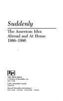 Tapa de Suddenly the American Idea Abroad and at Home 1986 to 1990