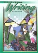 Tapa de Elements of Writing