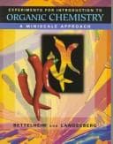 Tapa de Experiments for Introduction to Organic Chemistry
