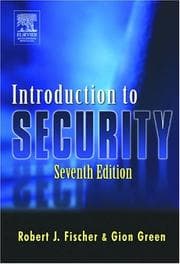Tapa de Introduction to security