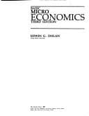 Tapa de Basic microeconomics