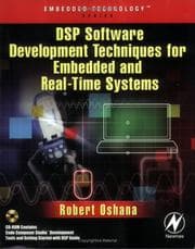 Tapa de DSP software development techniques for embedded and real-time systems