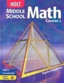 Tapa de Holt Middle School Math