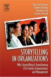 Tapa de Storytelling in organizations