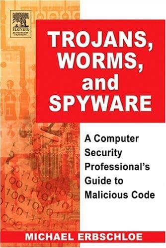 Tapa de Trojans, worms, and spyware
