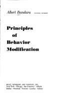 Tapa de Principles of behavior modification