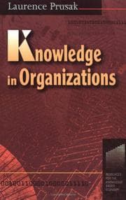 Tapa de Knowledge in organizations