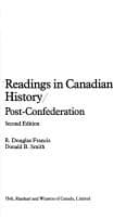 Tapa de Readings in Canadian History Post Confederation