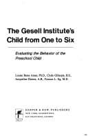 Tapa de The Gesell Institute's child from one to six