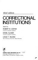 Tapa de Correctional Institutions
