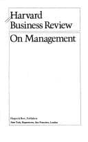 Tapa de Harvard business review