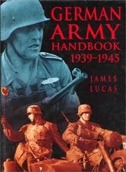 Tapa de The German Army handbook