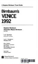 Tapa de Birnbaum's Venice