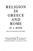 Tapa de Religion in Greece and Rome