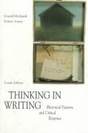 Tapa de Thinking in writing