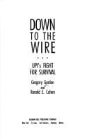 Tapa de Down to the Wire