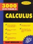 Tapa de Schaum's 3000 solved problems in calculus
