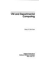 Tapa de Virtual Machine and Departmental Computing