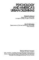 Tapa de Psychology and America's urban dilemmas