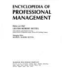 Tapa de Encyclopaedia of Professional Management