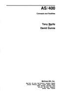 Tapa de AS/400--concepts and facilities