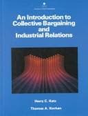 Tapa de An introduction to collective bargaining and industrial relations