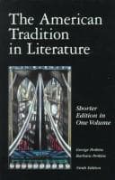 Tapa de The American tradition in literature
