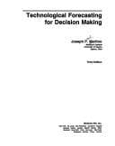 Tapa de Technological forecasting for decisionmaking