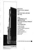 Tapa de In the cause of architecture, Frank Lloyd Wright