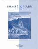 Tapa de Student Study Guide to Accompany Introduction to Geography